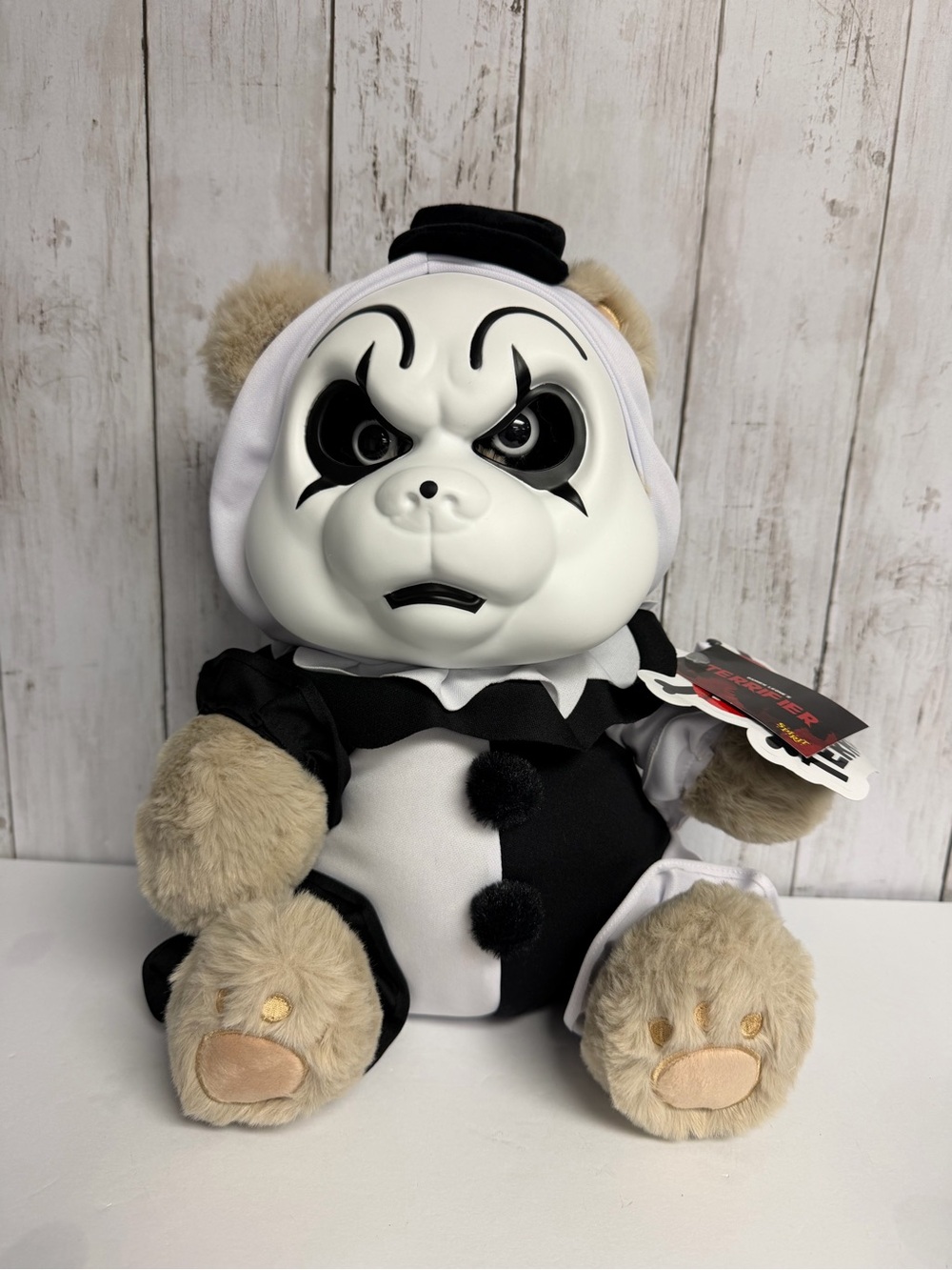 Spirit Halloween Terrifier Art the Clown Teddy Terrors Plush Bear 2026 NWT